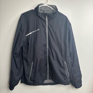 Bauer Men's navy/gray Windbreaker Jacket small (fits bigger) great condition